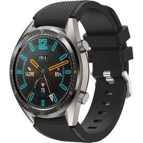 CoverZone Huawei Watch GT3 Pro Uyumlu 46 mm Classic Frontier Kayış Siyah Kordon