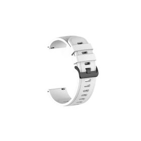CoverZone Huawei Watch GT3 Uyumlu 42 mm Solid Color Spor Kayış Termoplastik Beyaz Kordon