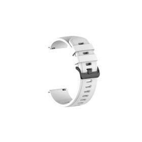 CoverZone Huawei Watch GT3 Uyumlu 42 mm Solid Color Spor Kayış Termoplastik Beyaz Kordon