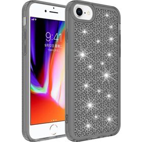 CoverZone iPhone 12 Airbagli Kamera Korumalı Parlak Tasarımlı Z-Snow Emollient Siyah Cep Telefonu Arka Kapak