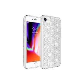 CoverZone iPhone 13 Airbagli Kamera Korumalı Parlak Tasarımlı Z-Snow Emollient Renksiz Cep Telefonu Kılıfı