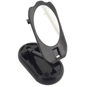CoverZone LXE03 Aynalı Masaüstü 2in1 Taşınabilir Kaydırmaz Tabanlı Katlanır Telefon Standı
