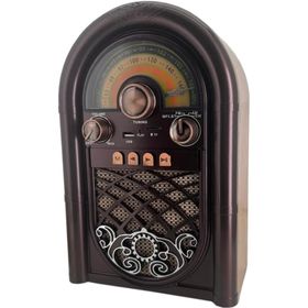 CoverZone R-1950-BTL Retro Radyo Açık Kahverengi Taşınabilir Bluetooth Hoparlör