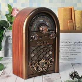 CoverZone R-1950-BTL Retro Radyo Bordo Taşınabilir Bluetooth Hoparlör