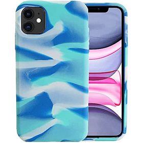 CoverZone Renkli Desenli IPhone 12 Pro Max İle Uyumlu Baskılı Kadife Kılıf