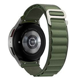 CoverZone Samsung Galaxy Gear S2 Uyumlu Çift Katmanlı Kumaş Yeşil Kayış Kordon