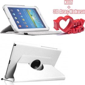 CoverZone Samsung Galaxy Tab A 7.0 T280 Dönerli Beyaz Kılıf