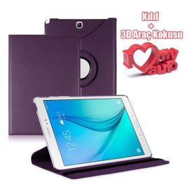 CoverZone Samsung Galaxy Tab E T560 Mor Kılıf