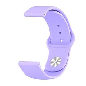 CoverZone Samsung Galaxy Watch 42 mm Kayış Termoplastik New Cord Lila Kordon