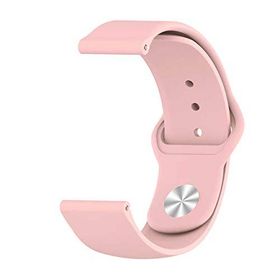 CoverZone Samsung Galaxy Watch 46 mm Kayış Termoplastik New Cord Pembe Kordon