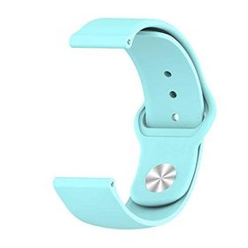 CoverZone Samsung Gear S3 Uyumlu Termoplastik NewCord Turkuaz Kayış Kordon