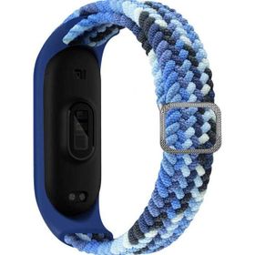 CoverZone Xiaomi Mi 7 Band Mixed Hasır Örmeli Blue Kayış Kordon