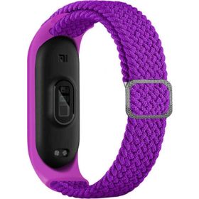 CoverZone Xiaomi Mi Band 5 Mixed Hasır Örme Pitaya Kordon