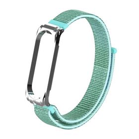 CoverZone Xiaomi Mi Band 5 Mixed Kayış Gri Hasır Örme Kordon