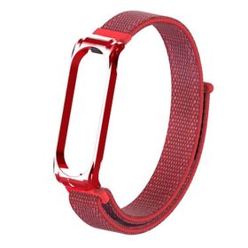 CoverZone Xiaomi Mi Band 5 Mixed Kayış Gri Hasır Örme Kordon