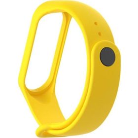 CoverZone Xiaomi Mi Band 6 Uyumlu Termoplastik Silikon Sarı Kayış Kordon