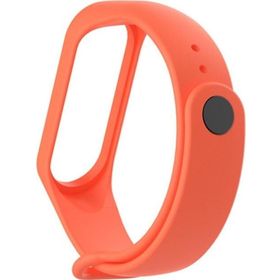 CoverZone Xiaomi Mi Band 6 Uyumlu Termoplastik Silikon Turuncu Kayış Kordon