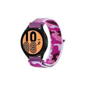 CoverZone Xiaomi Watch Color Koyu Yeşil İle Uyumlu Kamuflaj Desenli Hasır Örgü İşlemeli Kordon