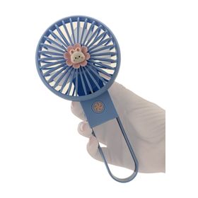 CoverZone YS2269 Şarjlı Taşınabilir Mini USB Fan Led Işıklı Masa Üstü 3 Kademeli Mini Vantilatör