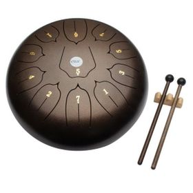 Cox Steel Tongue Drum Kahverengi Perküsyon