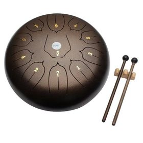 Cox Steel Tongue Drum Kahverengi Perküsyon