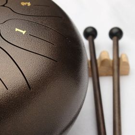 Cox Steel Tongue Drum Kahverengi Perküsyon