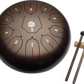 Cox Steel Tongue Drum Kahverengi Perküsyon