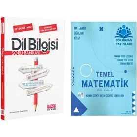 Çöz Kazan Tyt Temel Matematik ve Akm Dil Bilgisi Soru Bankası Seti 2 Kitap