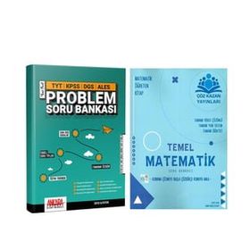 Çöz Kazan Tyt Temel Matematik ve Akm Problemler Soru Bankası Seti 2 Kitap