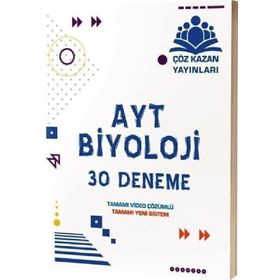 Çöz Kazan Yayınları AYT Biyoloji 30'lu Deneme Sınavı