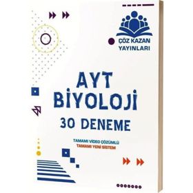 Çöz Kazan Yayınları AYT Biyoloji 30'lu Deneme Sınavı