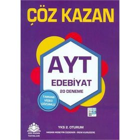 Çöz Kazan Yayınları AYT Edebiyat 20 Deneme