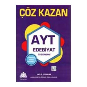 Çöz Kazan Yayınları AYT Edebiyat 20 Deneme