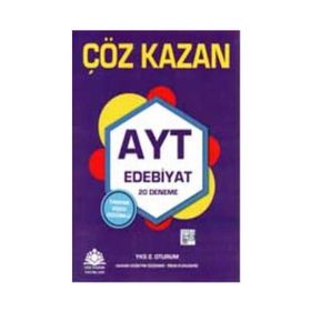 Çöz Kazan Yayınları AYT Edebiyat 20 Deneme