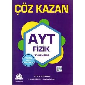 Çöz Kazan Yayınları AYT Fizik Otuzlu Deneme Sınavı