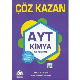 Çöz Kazan Yayınları AYT Kimya 30 Deneme