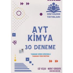 Çöz Kazan Yayınları - AYT Kimya 30'lu Deneme Sınavı