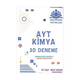 Çöz Kazan Yayınları - AYT Kimya 30'lu Deneme Sınavı