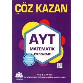 Çöz Kazan Yayınları AYT Matematik 20 Deneme