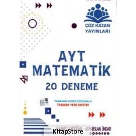 Çöz Kazan Yayınları AYT Matematik 20 Deneme