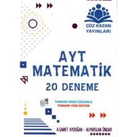 Çöz Kazan Yayınları AYT Matematik 20 Deneme