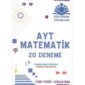 Çöz Kazan Yayınları AYT Matematik 20 Deneme