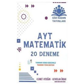 Çöz Kazan Yayınları AYT Matematik 20'li Deneme Sınavı