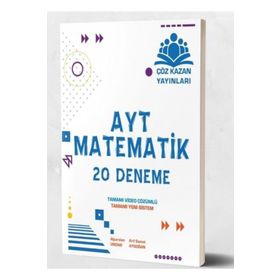 Çöz Kazan Yayınları AYT Matematik 20'li Deneme Sınavı