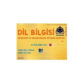 Çöz Kazan Yayınları Dil Bilgisi Ve Anlam Bilgisi Kavram Haritaları