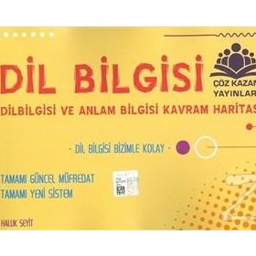 Çöz Kazan Yayınları Dil Bilgisi Ve Anlam Bilgisi Kavram Haritaları