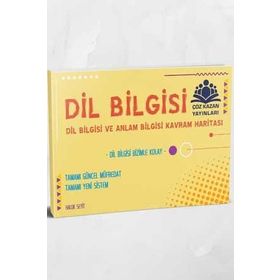 Çöz Kazan Yayınları Dil Bilgisi Ve Anlam Bilgisi Kavram Haritaları