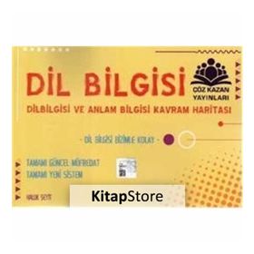 Çöz Kazan Yayınları Dil Bilgisi Ve Anlam Bilgisi Kavram Haritaları