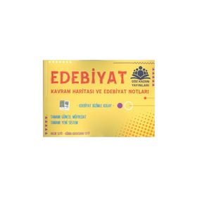 Çöz Kazan Yayınları Edebiyat Kavram Haritası ve Notları