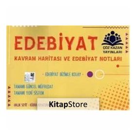Çöz Kazan Yayınları Edebiyat Kavram Haritası ve Notları